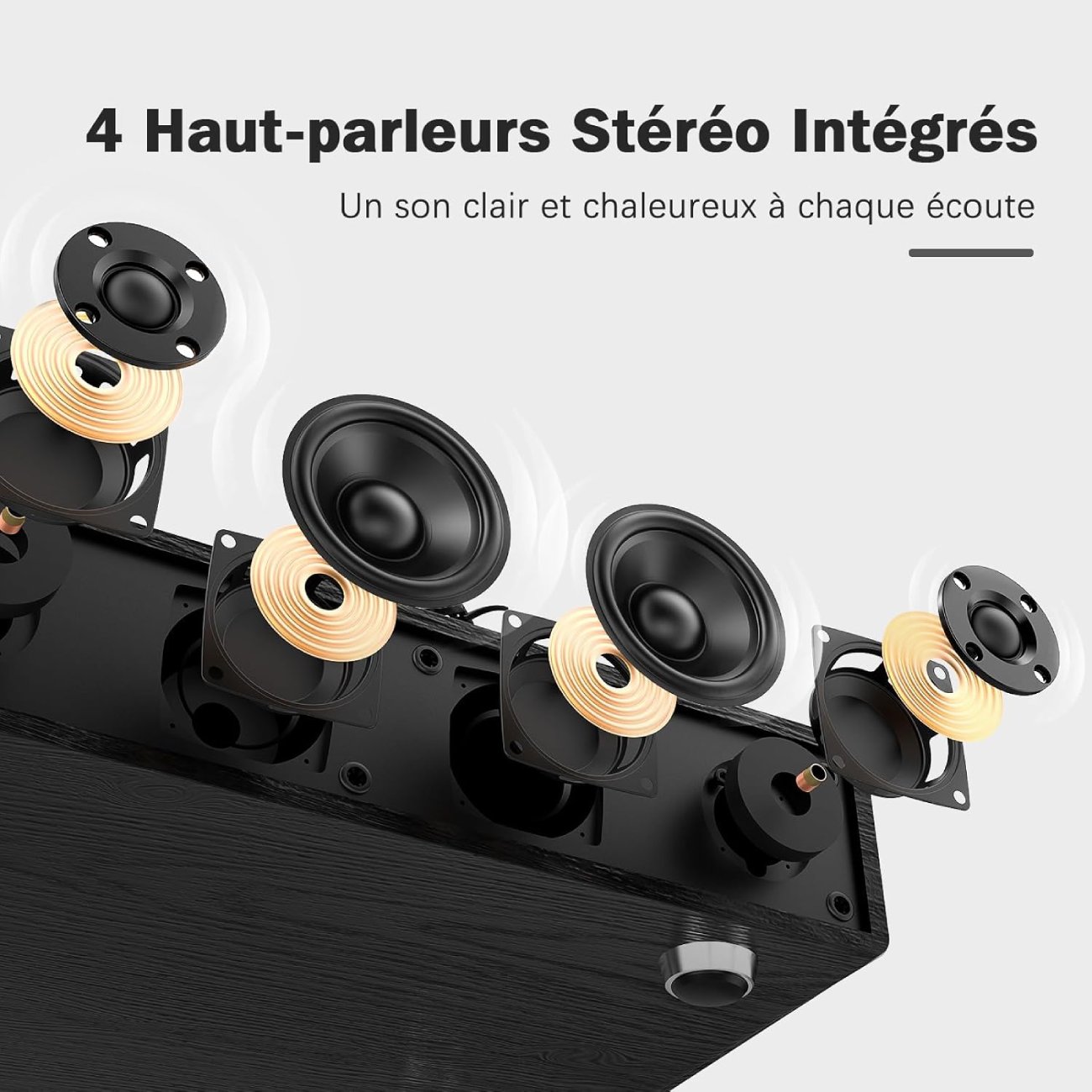 Avis sur la 1 BY ONE Platine Vinyle avec Haut-parleurs Intégrés - Performances Audio - L'Équilibre du Compromis