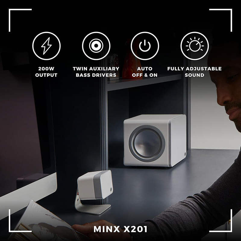 Cambridge Audio Minx X201 Le Subwoofer Compact Qui Défie les Lois de la Physique