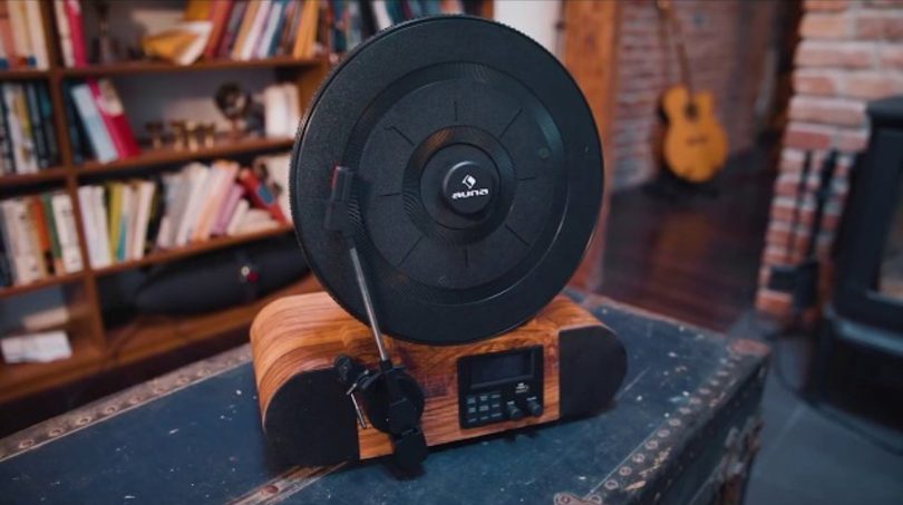 MON Test COMPLET de la Platine Vinyle AUNA Verticalo SE