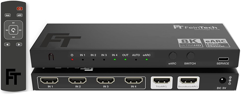 Avant Test du FeinTech AX310 HDMI 2.1 eARC Audio Extractor Analyse technique complète