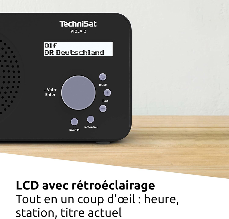 Details Test TechniSat VIOLA 2 radio DAB+ portable compacte et abordable