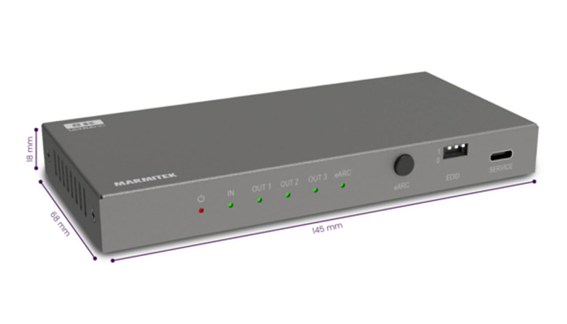 Dimensions Test du Marmitek Connect AE34 Analyse technique complète