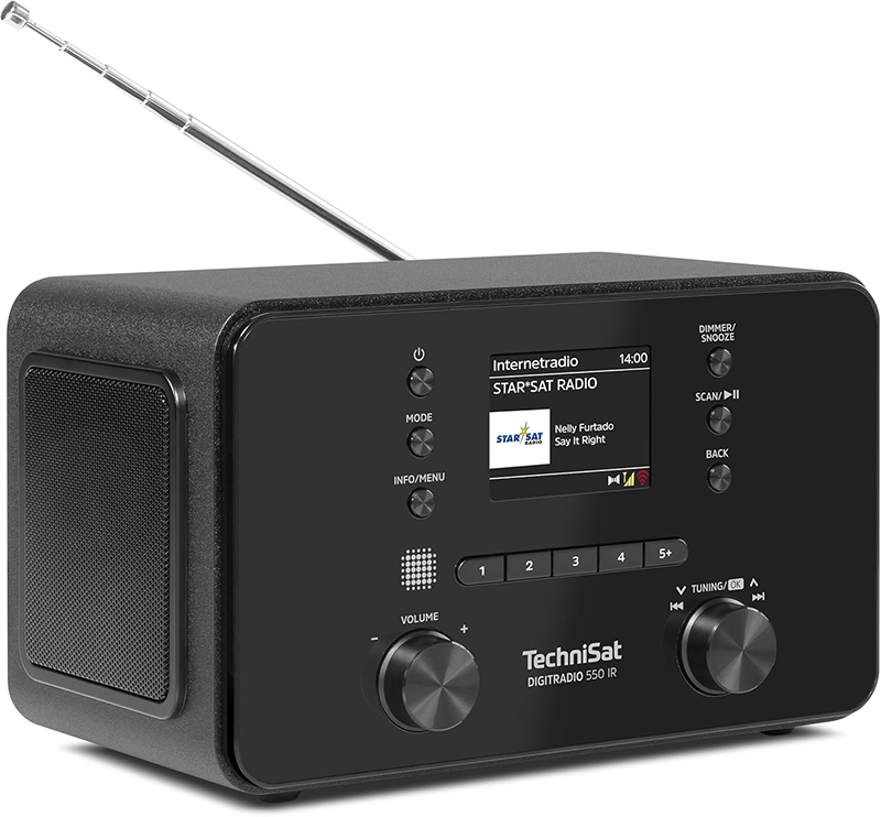 Test TechniSat DIGITRADIO 550 IR radio internet stéréo DAB+ complète