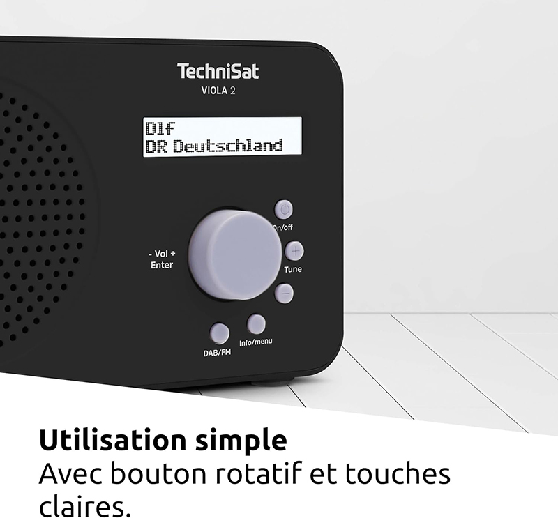 Test TechniSat VIOLA 2 radio - DAB+ portable compacte et abordable