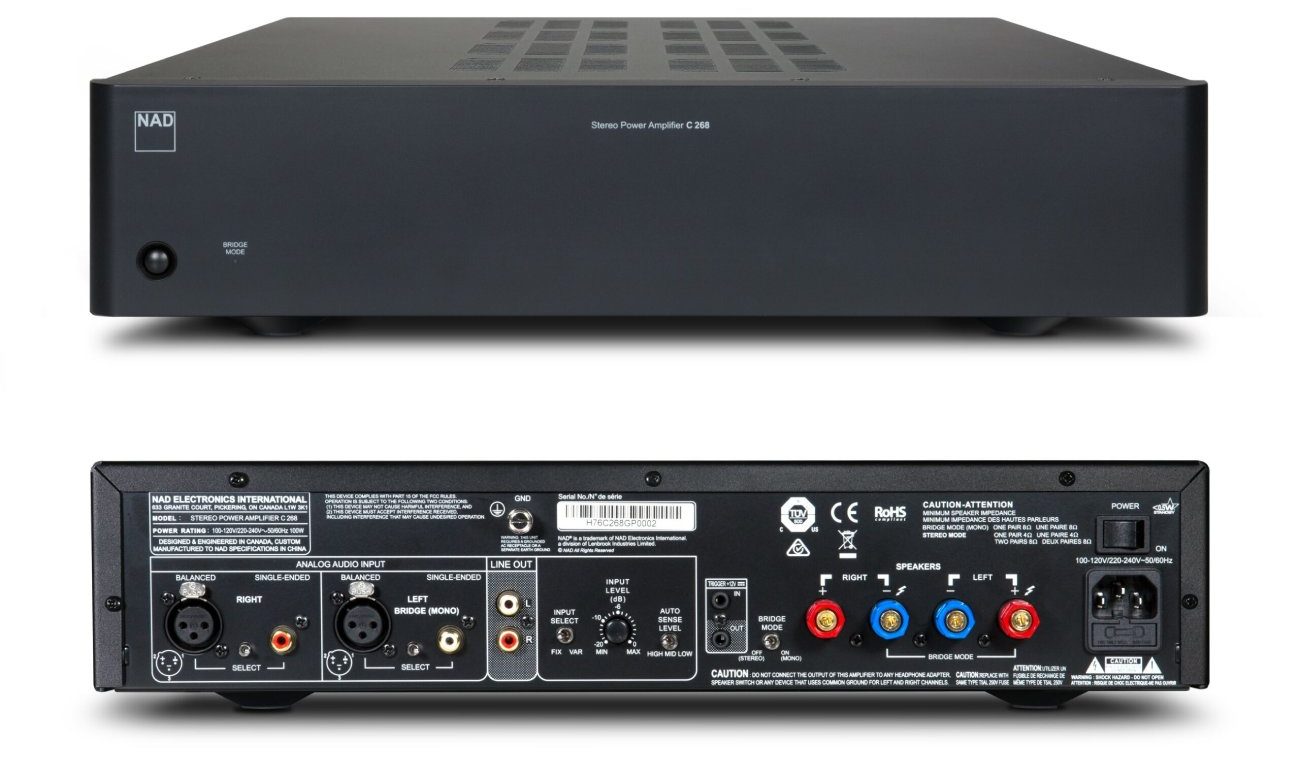 NAD C268 - PowerDrive La maîtrise de l'impédance