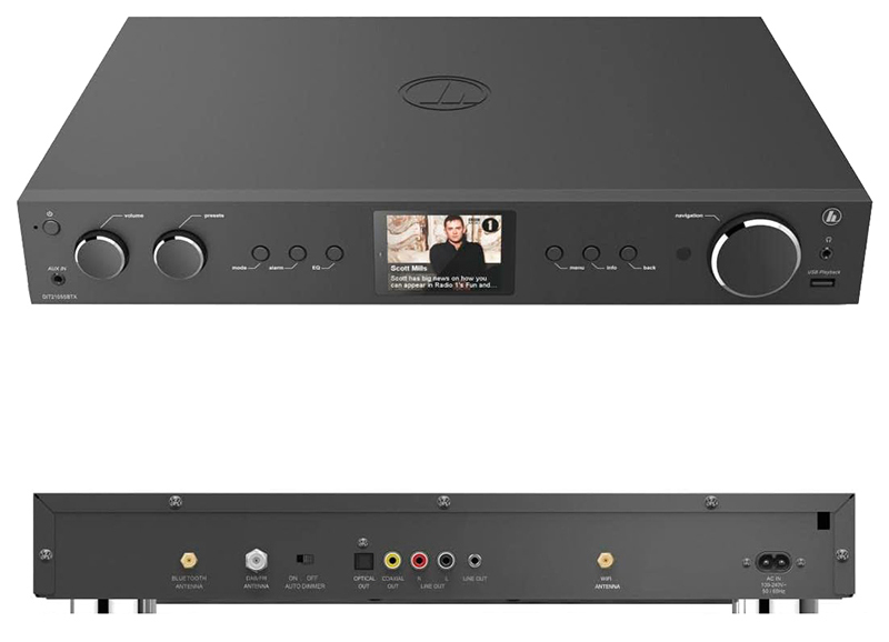 Vue de Face Test du Hama iTuner Hi-FI DIT2105SBTX Analyse technique complète