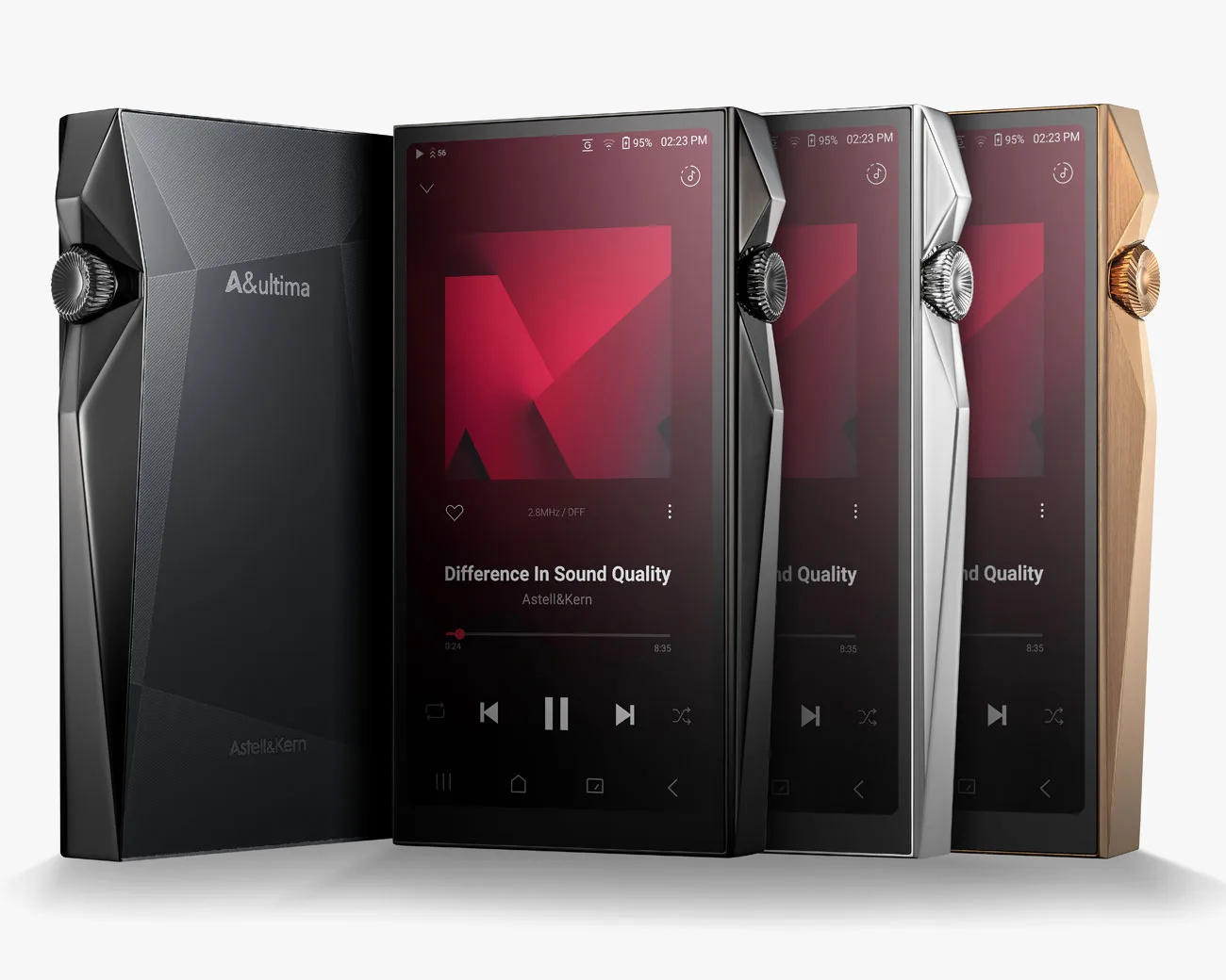Astell&Kern A&ultima SP4000 présenté en plusieurs finitions dont la version Copper Edition