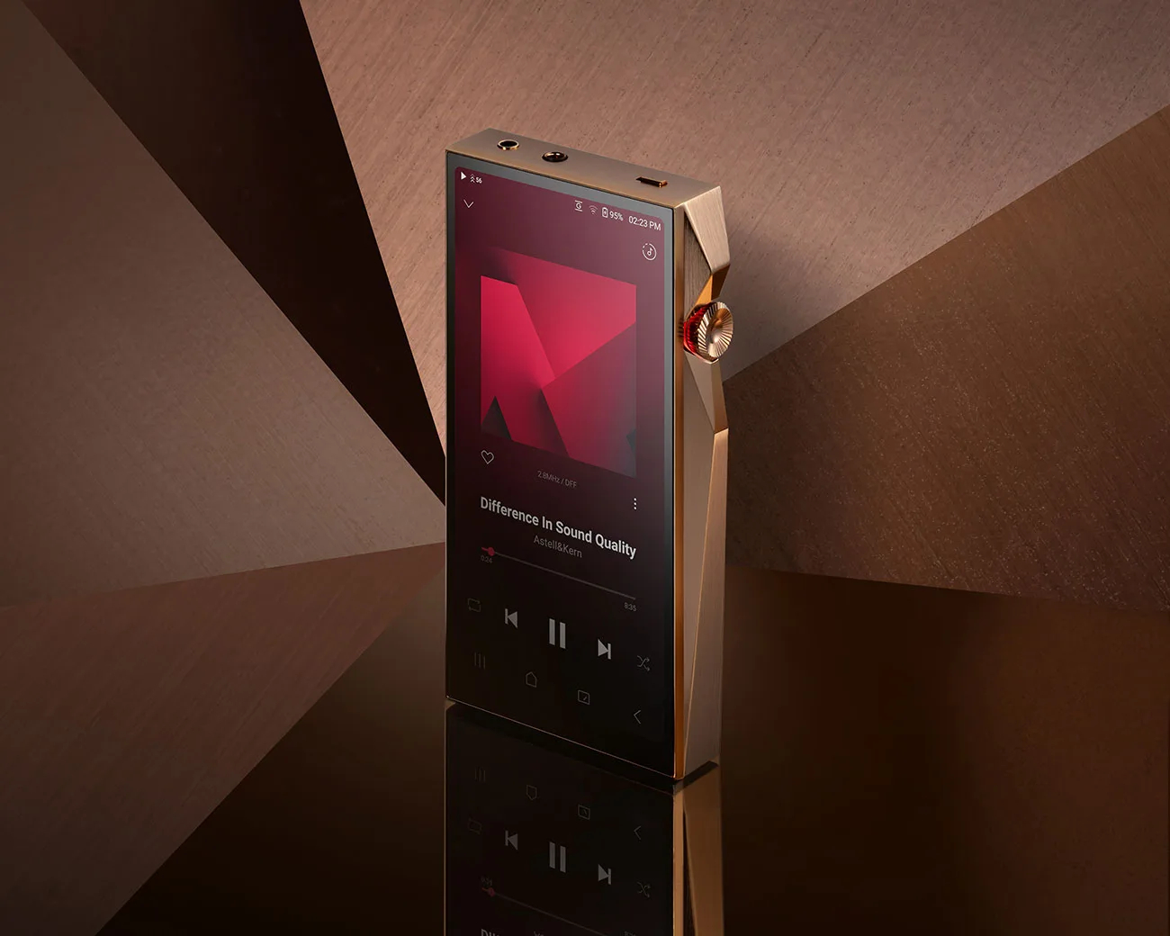 Astell&Kern SP4000 Copper Edition baladeur audio haute résolution en châssis cuivre avec écran tactile