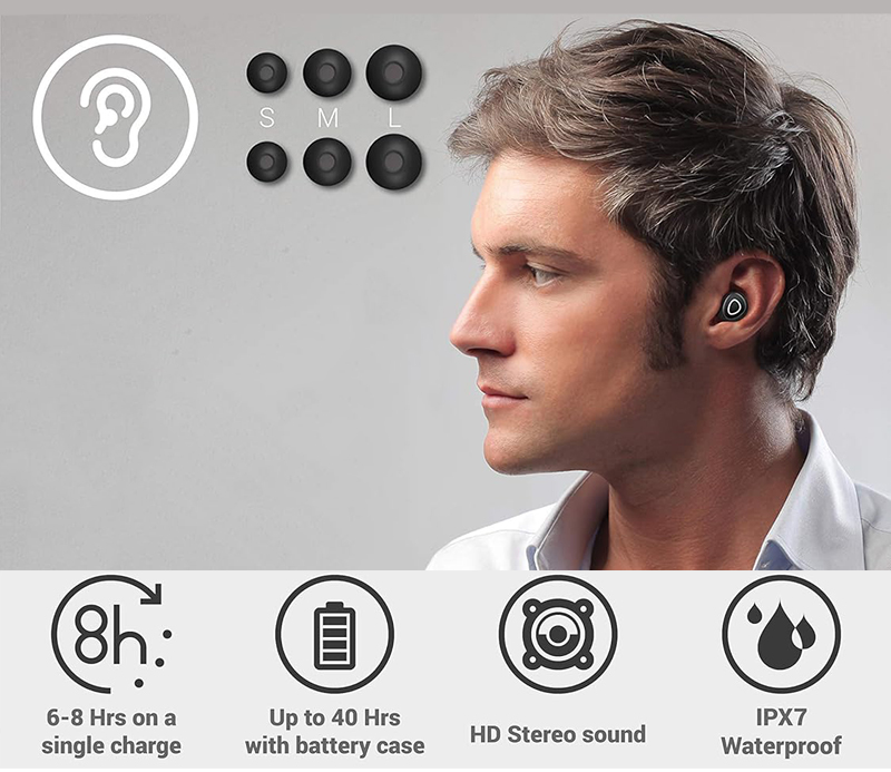 Utilisateur portant le HIFIMAN Ananda BT en train d’écouter de la musique