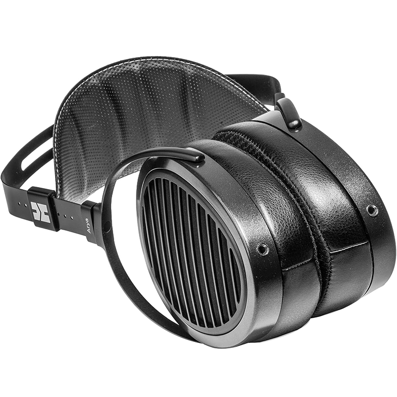 Détail du profil et du câble du casque HIFIMAN Arya Stealth Magnet.