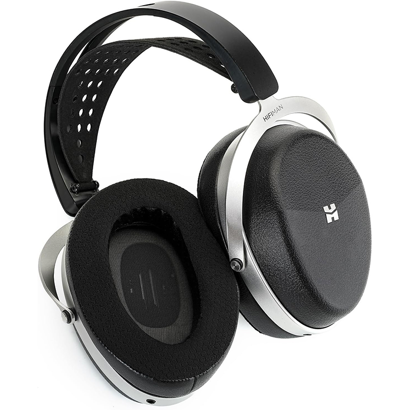 Gros plan sur HIFIMAN AUDIVINA LE montrant détails des coussinets et matériaux.
