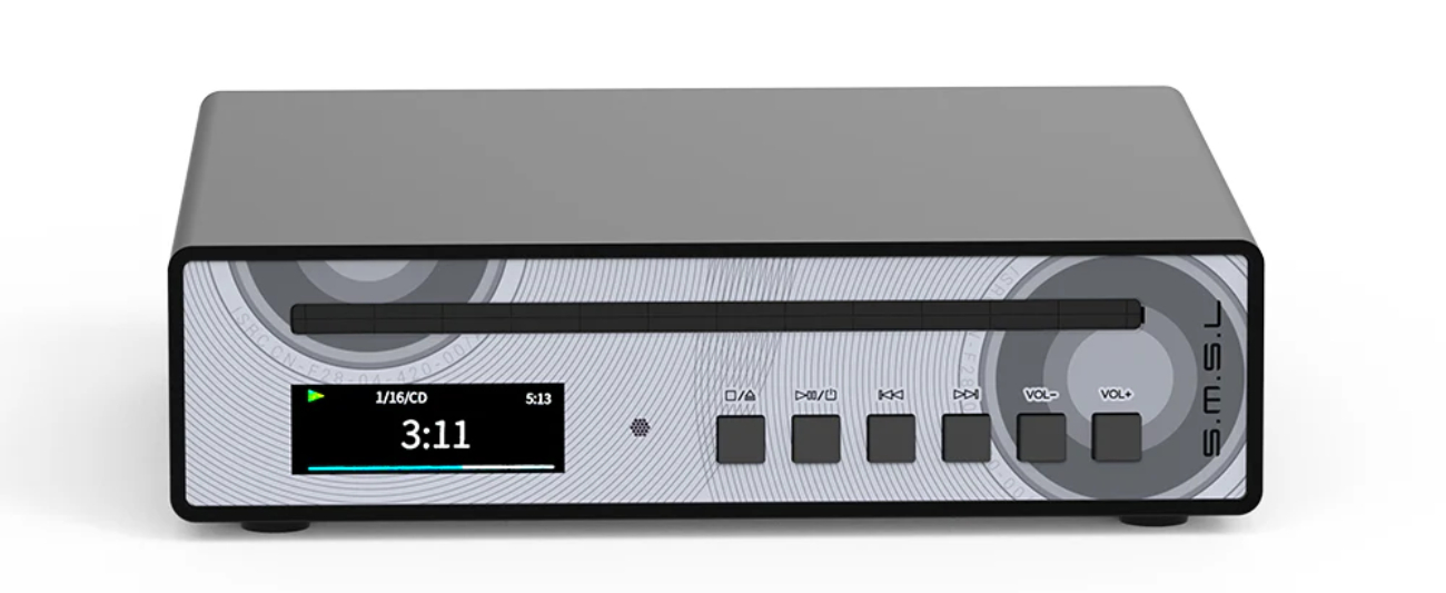 SMSL PL100 PRO lecteur CD Hi-Fi avec DAC intégré et fonction préamplificateur