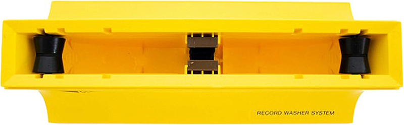 Spin-Clean Record Washer MKII côté droit, plateau et mécanisme visibles