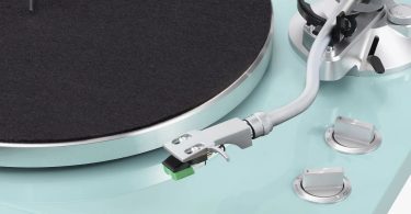 Platine vinyle Teac TN-400BTX édition limitée Turquoise Blue avec bras de lecture et cellule montée