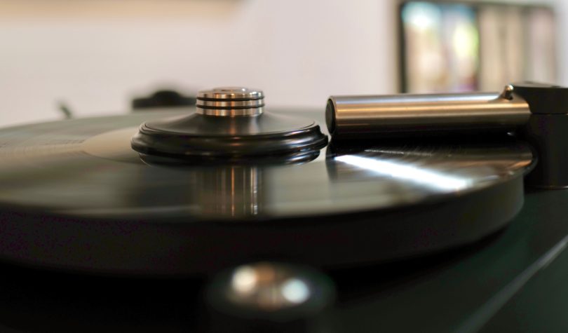 Machine à laver vinyle Okki Nokki ONE en fonctionnement