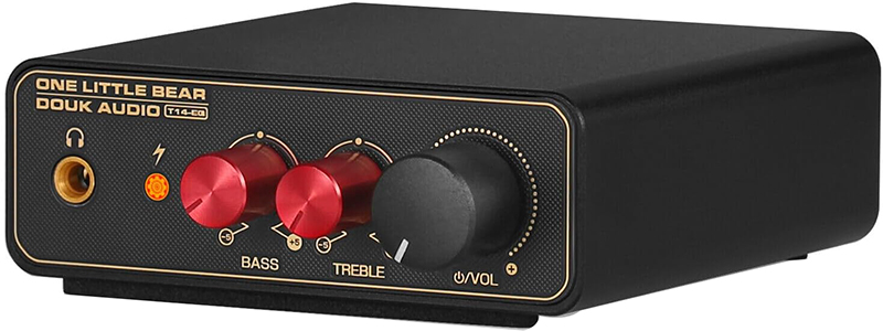 Face avant du Nobsound T14-EQ montrant boutons et indicateurs