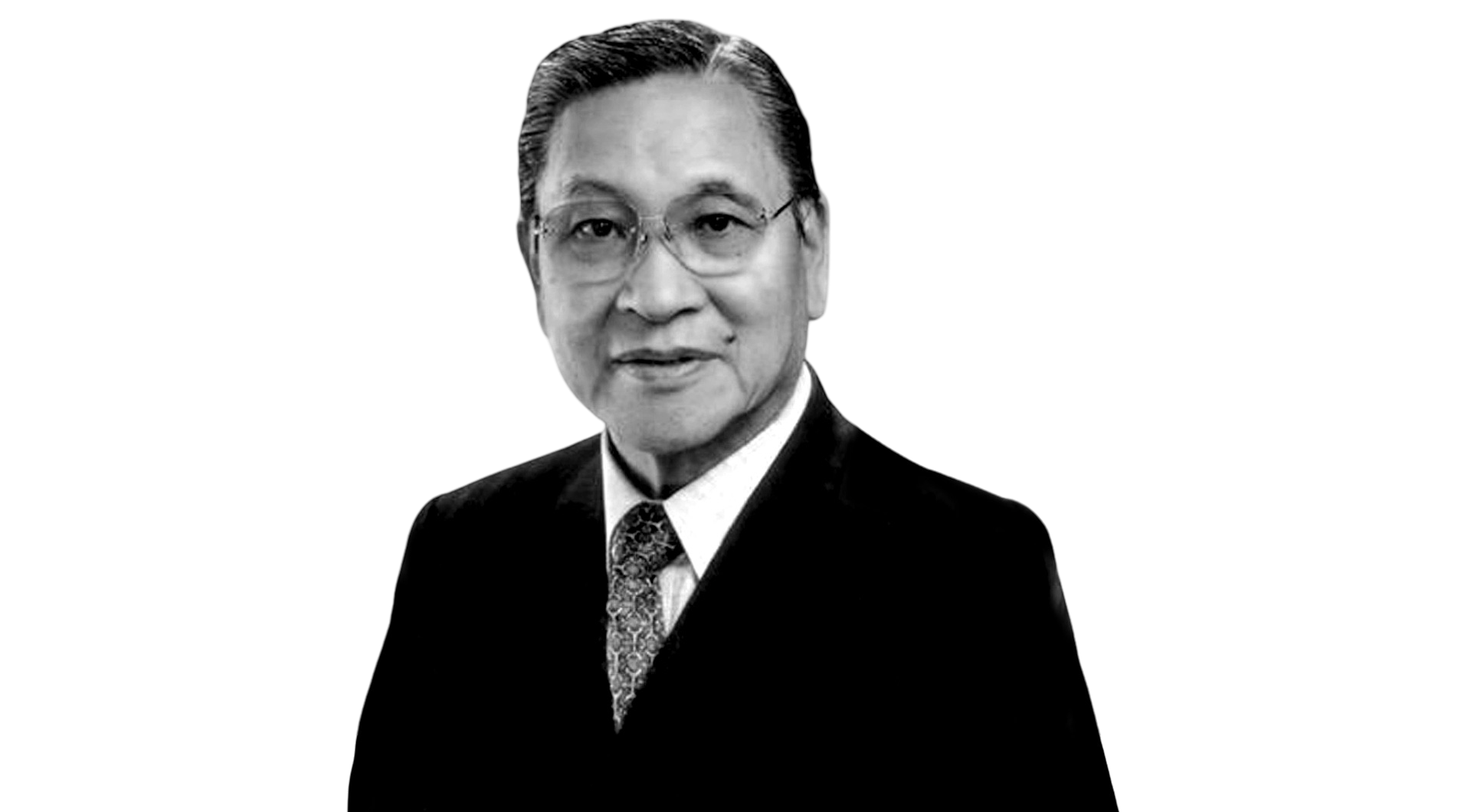 Portrait de Norio Ohga, président de Sony et architecte stratégique du compact disc, ancien chef d'orchestre formé à Berlin