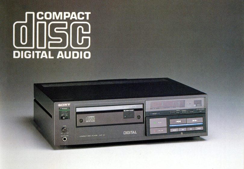 Sony CDP-101 (1982) : le premier lecteur CD Compact Disc Digital Audio jamais commercialisé au monde
