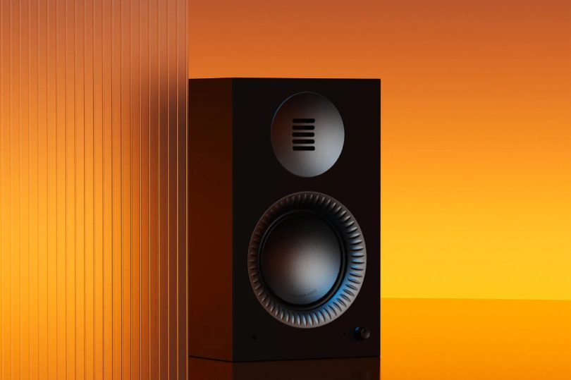 Kanto Tuk Grand enceinte amplifiée noire tweeter AMT woofer aluminium 6 pouces
