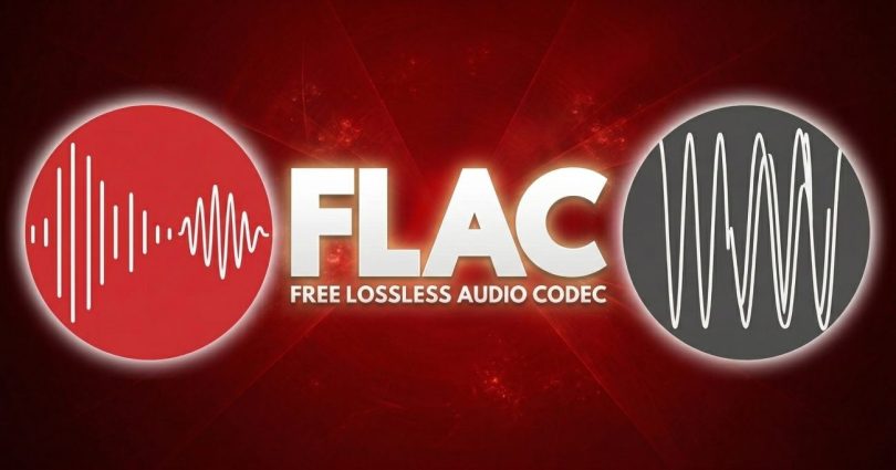 FLAC Free Lossless Audio Codec - image hero de l'article histoire du format audio lossless open source devenu standard mondial de l'audio numérique haute résolution