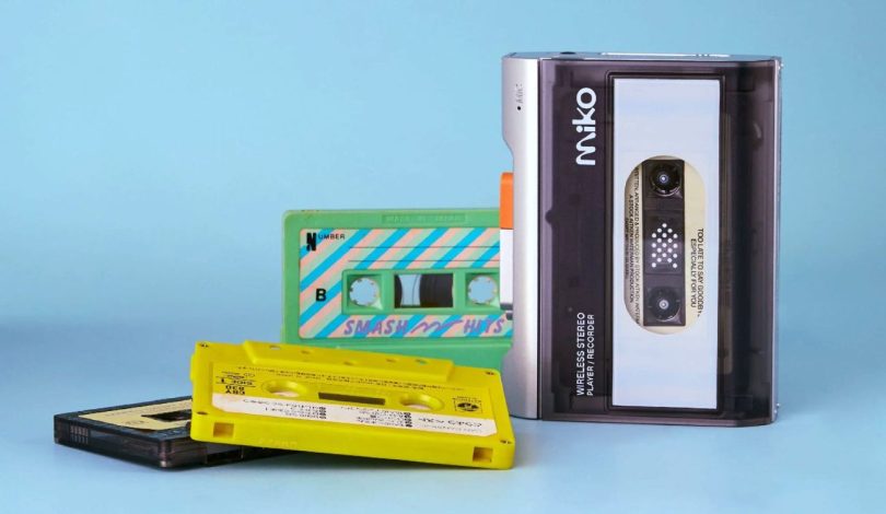 Gadhouse Miko lecteur enregistreur cassette portable Bluetooth avec cassettes
