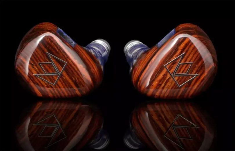 Écouteurs intra-auriculaires Noble Audio Lu Ban en bois de cocobolo avec câble tressé
