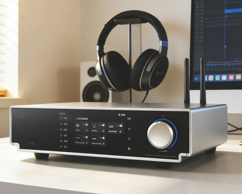 Shanling SM90 DAC streaming avec écran tactile 5 pouces et interface Android