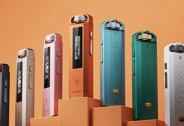 Baladeur audio Hi-Res FiiO Snowsky Echo Nano en aluminium usiné CNC avec molette de contrôle métallique, écran OLED 0,91 pouce et sortie casque 3,5 mm, design rétro années 2000