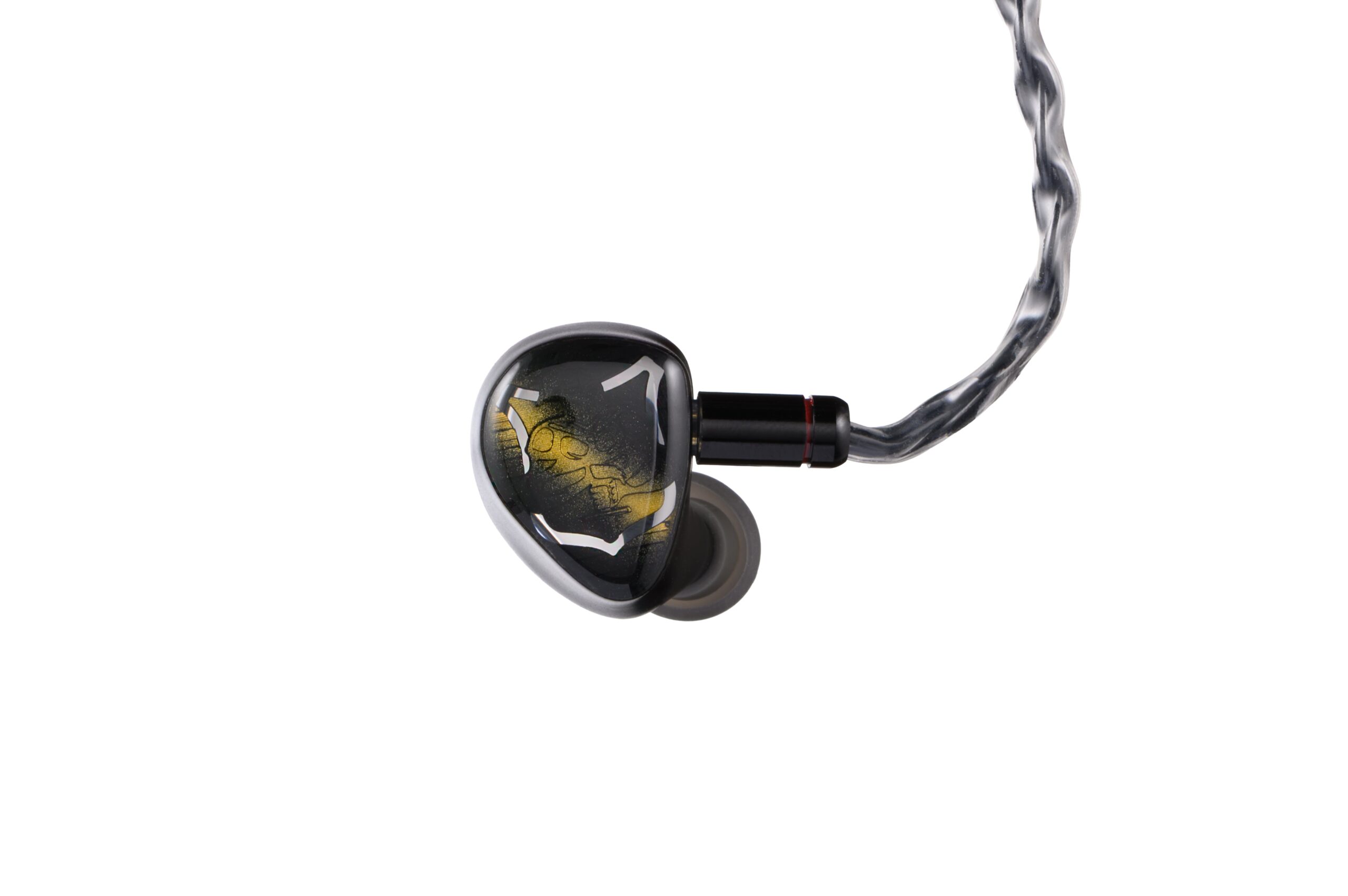 Intras Noble Audio Vanguard à coque en aluminium usiné, hybride à un haut-parleur dynamique de 10 mm et deux armatures équilibrées, câble 4,4 mm